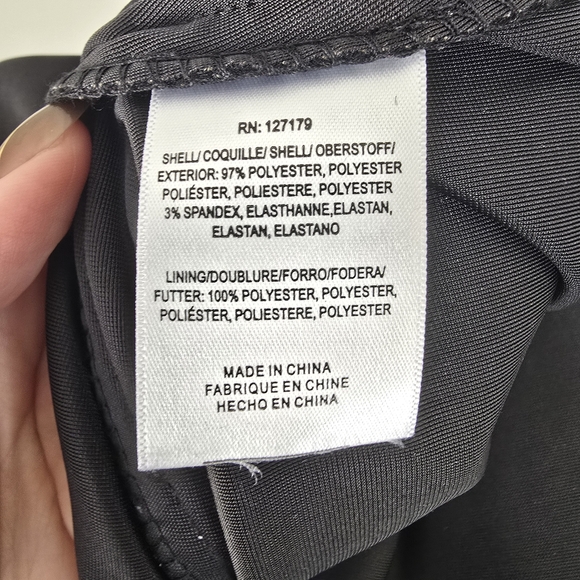 Jenny Yoo Black Velvet Jordan Asymmetrical Shoulder Formal Bridesmaid Dress 10 - Picture 15 of 16